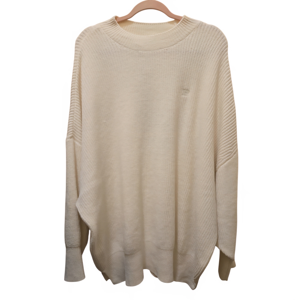 Victoria Secret Pink Cream Oversized Knit Sweater